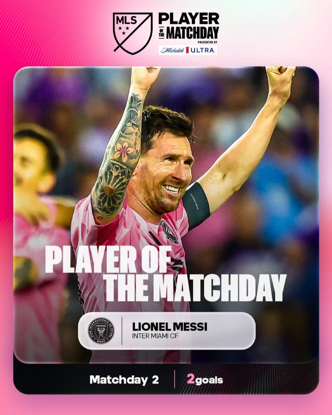 V体育电脑版-梅西入选MLS本轮最佳阵容!也是本轮最佳球员!